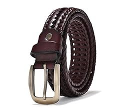 Braided Belt Dark Brown