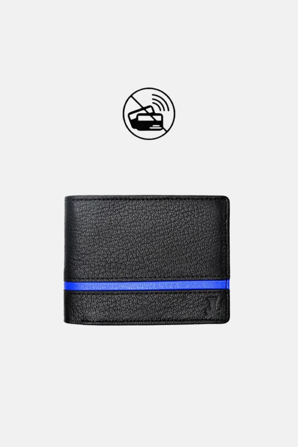 Leather Wallet Blue