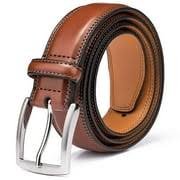 Leather Belt,-(Brown,32in)