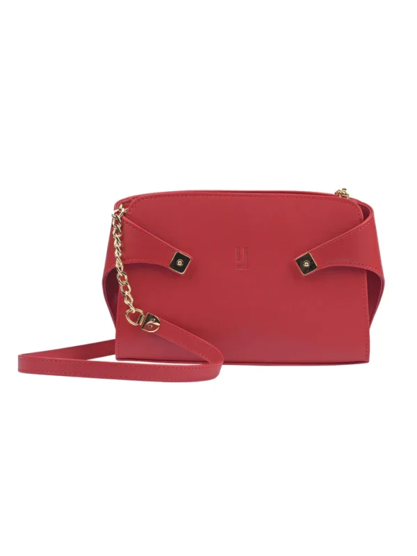 Clynn Clutch Handbag Colour Red