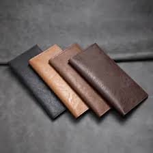 Leather Long Wallet Men