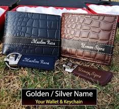 Name on Wallet & Keychain