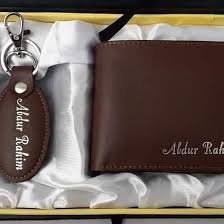 Engraving Wallet and Key chain