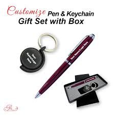 Customize Pen + Keychain Set