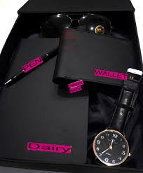 Gift Deal Leather Wallet, Watch