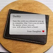 Metal Wallet Card Love Gift