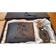 Wallet & Keychain with Name