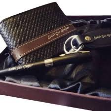 Name Wallet Set with items