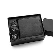 Leather Wallet & Watch Gift