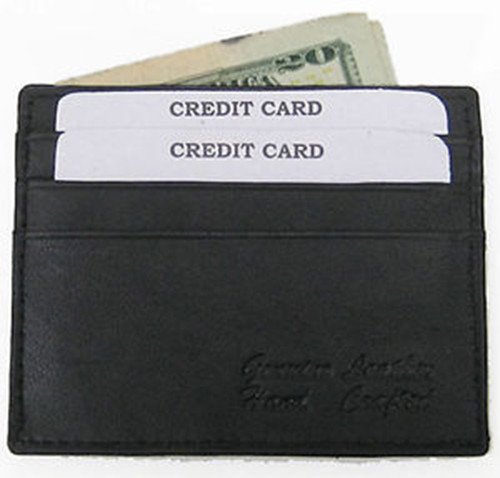 Slim Leather Wallet -ATM Card Holder