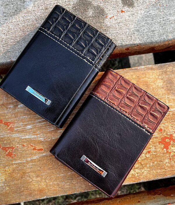 Imported Balebaily Crocodile Leather Wallet